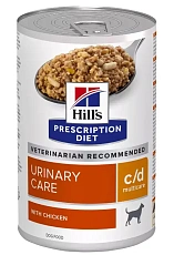 Hill's Prescription Diet c/d Multicare Urinary Care влажный корм для собак (курица)